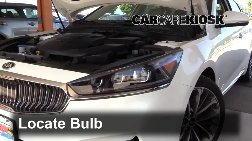 2017 Kia Cadenza Limited 3.3L V6 Lights Highbeam (replace bulb)
